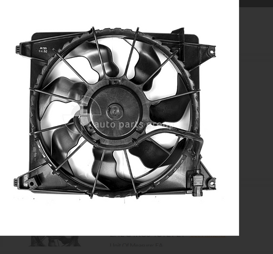 NEW COMPLETE RADIATOR FAN FOR HYUNDAI ILOAD IMAX 2/2008-11/2016 2.4L G4KG8 4CYL