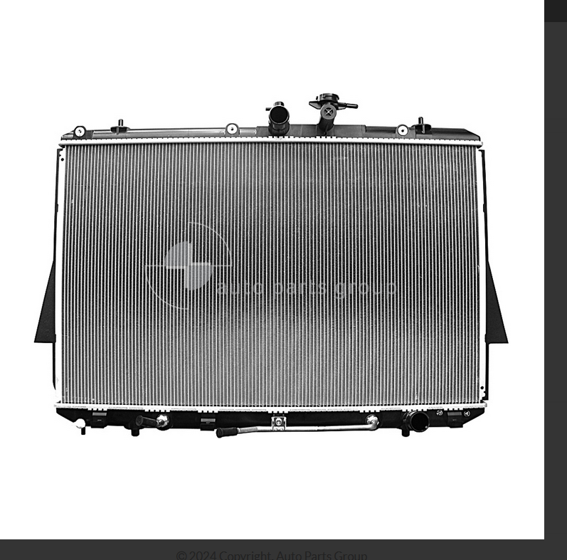 NEW RADIATOR FOR TOYOTA KLUGER 5/2007-7/2010 Automatic 3.5 L 2GRFE