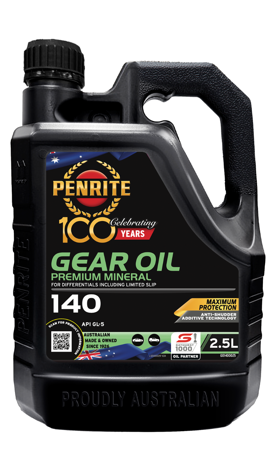 2.5-Litre-PENRITE GO1400025  GEAR OIL 140 (Mineral) (Blue)