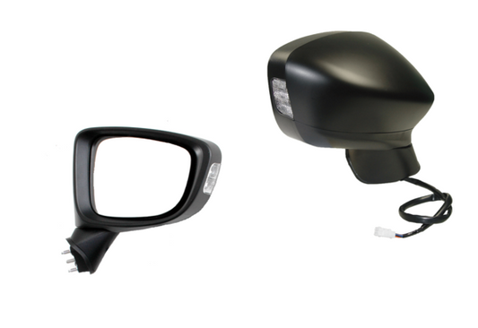 NEW DRIVER SIDE DOOR MIRROR FOR MAZDA 6 GJ/GL 11/2012-03/2018 BLINKER HEATED FOL