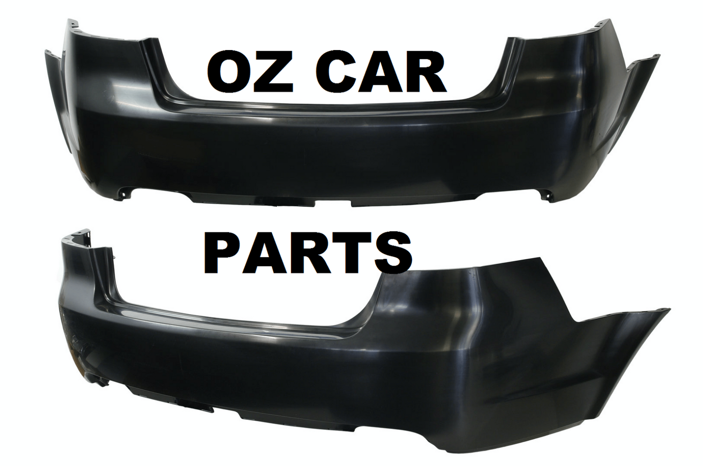 VE HOLDEN COMMODORE SERIES 1 AND 2VE SS SV6 REAR BUMPER BAR PLASTIC SEDAN NEW