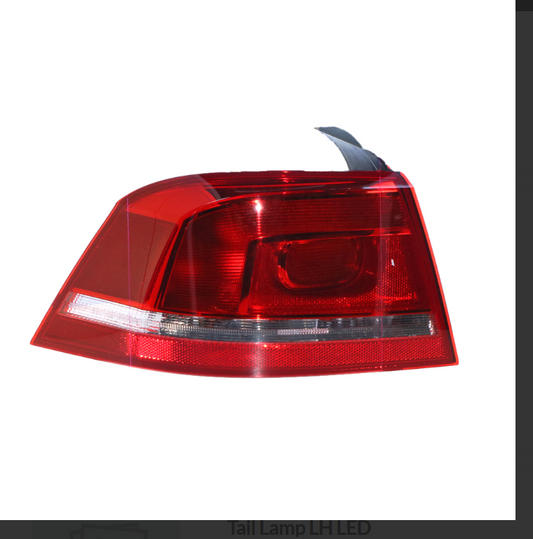 GENUINE LEFT TAIL LIGHT FOR VW VOLKSWAGEN PASSAT B7 SEDAN 4/2011-10/2015