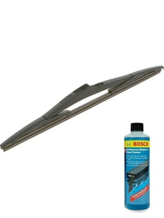 Bosch Rear Wiper Blade 350mm + Windshield Washer Fluid Fits Ford, Honda, Nissan,