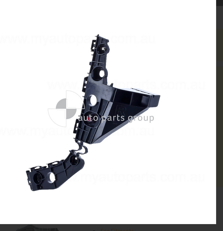 GENUINE RIGH FRONT BUMPER BAR BRACKET FOR Toyota Hiace GDH300R 02/19-07/21 OUTER