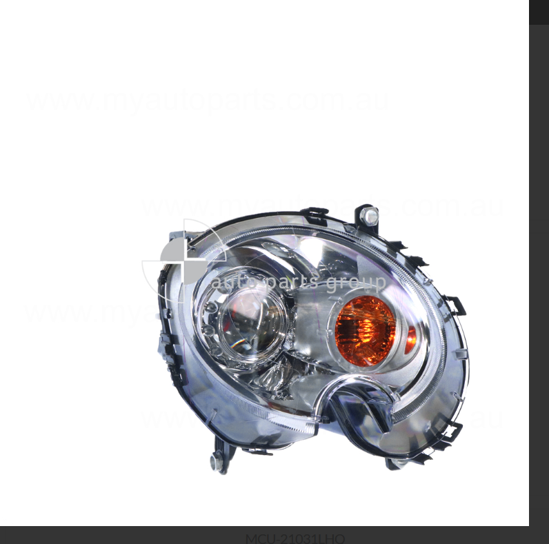 NEW LEFT HEADLIGHT FOR MINI COOPER R55 CLUBMAN 10/2010-6/2014 XENON TYPE