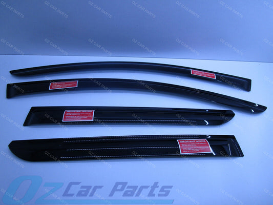 BLACK Weather Shields Tinted Slimline FOR KIA SPORTAGE NQ5 2022-ON GENUINE NEW