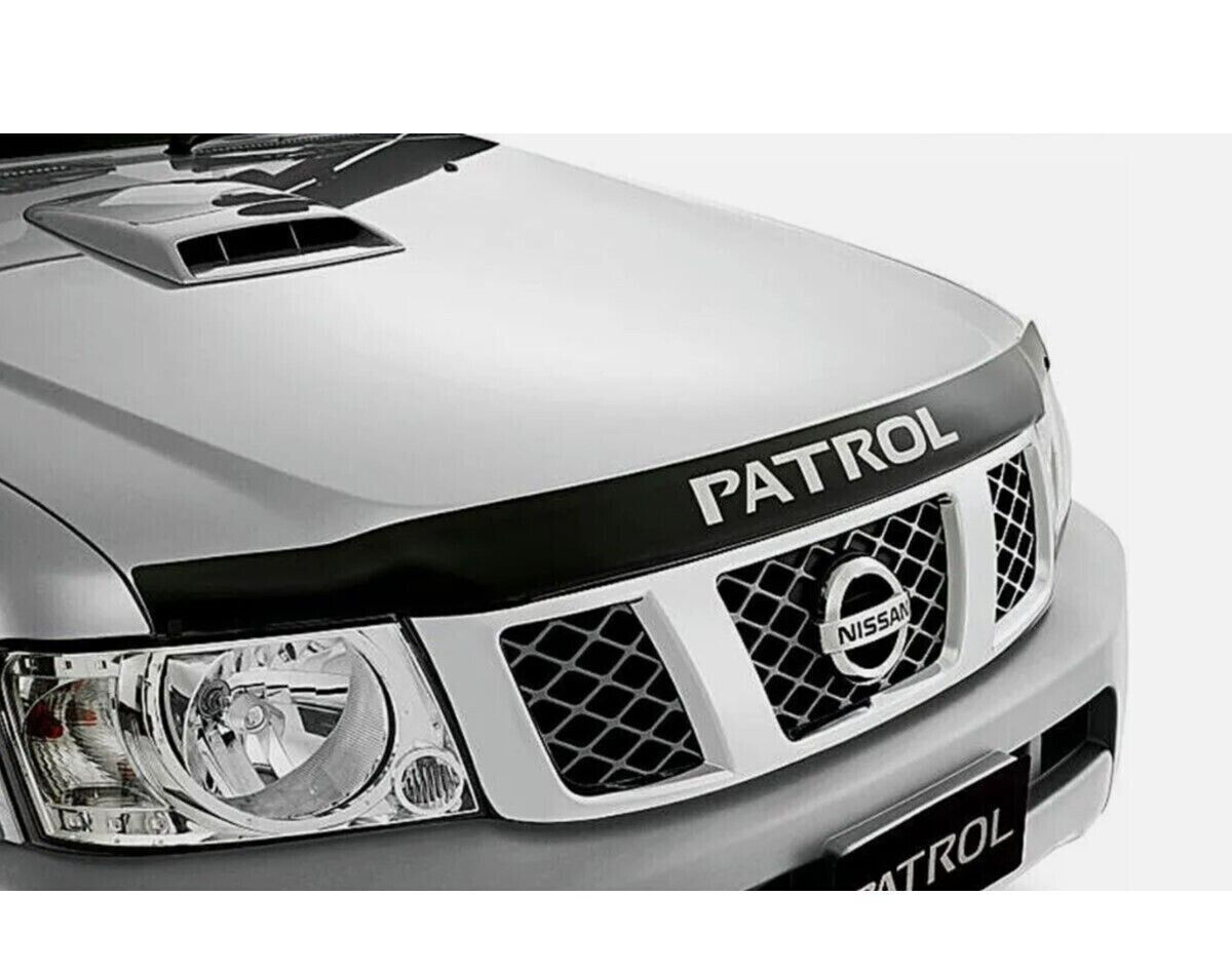 GENUINE BLACK BONNET PROTECTOR KIT FOR NISSAN PATROL Y61 GU 08/2004 ON-