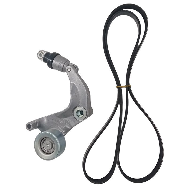 Tensioner Pulley & Serpentine Drive Belt Kit Fit For Honda Civic FD FB 2006-2016