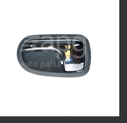 NEW LEFT FRONT INNER DOOR HANDLE FOR MAZDA 323 BJ 3/2001-12/2003 CHROME GREY