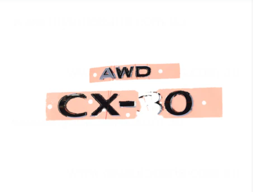 Genuine REAR TAIL GATE BADGE EMBLEM FOR MAZDA CX-30 G25 11/2019-8/2021 AWD