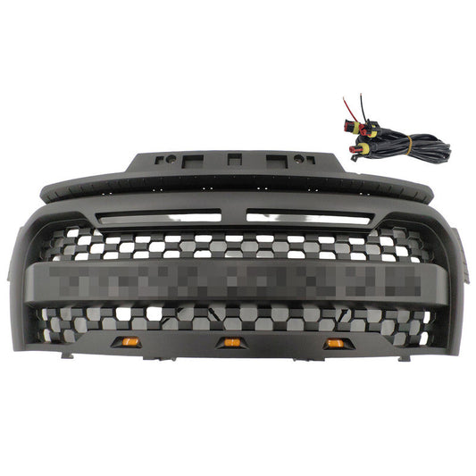FRONT GRILLE Matte Black Grille With LED For GWM Cannon 2020-2022 GREAT WALL