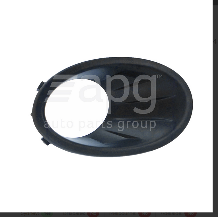 GENUINE RIGHT FRONT FOGLIGHT COVER BEZEL FOR NISSAN DUALIS J10 1/2010-5/2014