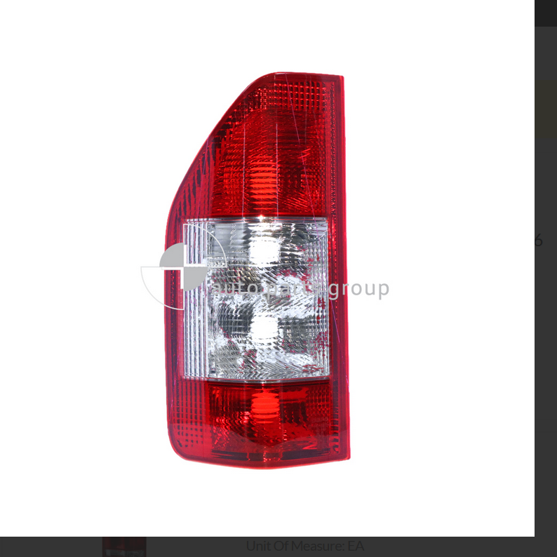 NEW LEFT TAIL LIGHT FOR MERCEDES BENZ SPRINTER VAN 3/03-9/06 RED CLEAR