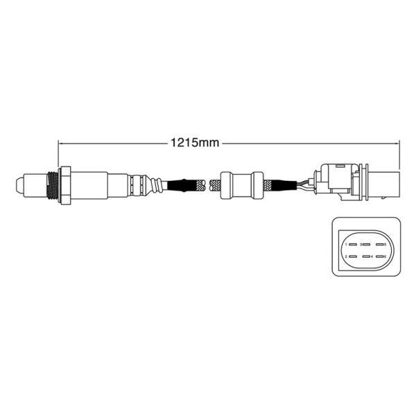 NEW Exhaust O2 Oxygen Sensor FOR Audi A4 (8EC, 8ED) â€“ 2.0 TDI 16V (Engines: BLB,