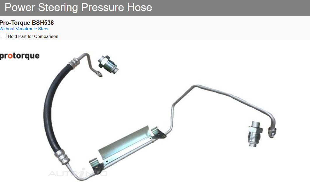 NEW Power Steering Pressure Hose FOR HOLDEN COMMODORE VT VX VY V8 5.7