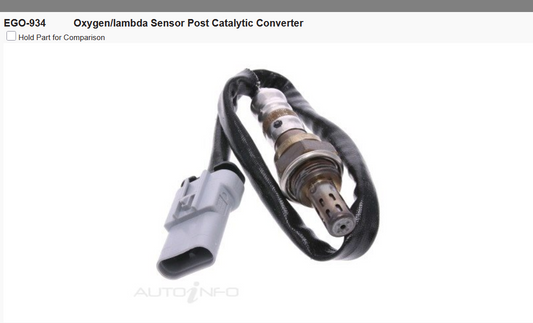 NEW Exhaust O2 Oxygen Sensor FOR Holden Astra RS-V BK 1.6L (2016â€“2020) B16SHT