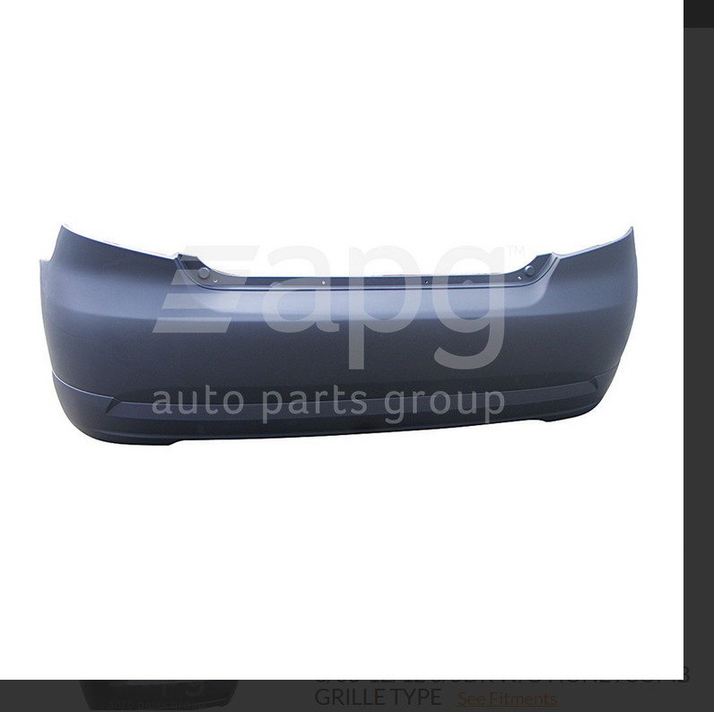 GENUINE REAR BUMPER BAR FOR HOLDEN BARINA 3-DOOR 2005-8/2008