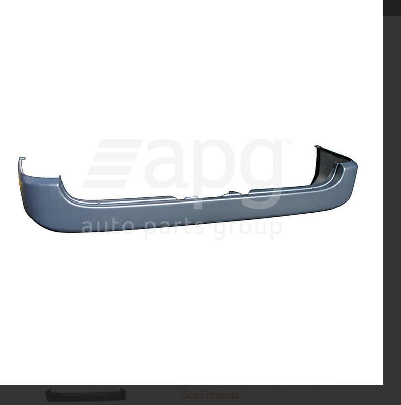 GENUINE REAR BUMPER BAR FOR TOYOTA HIACE Barn Door Type SBV 7/1999-11/2003