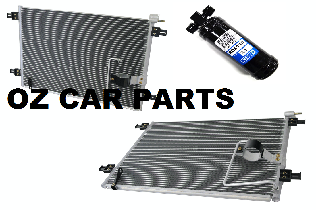 Air Conditioning AC Condenser + DRIER KIT FOR HOLDEN COMMODORE VZ WL V6 V8 ALL