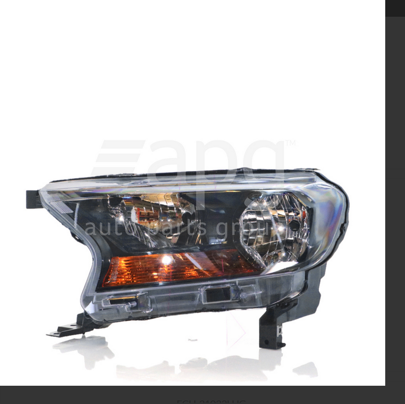 NEW LEFT HEADLIGHT FOR FORD RANGER PX2 7/15-9/18 XL-XLS MODELS HALOGEN