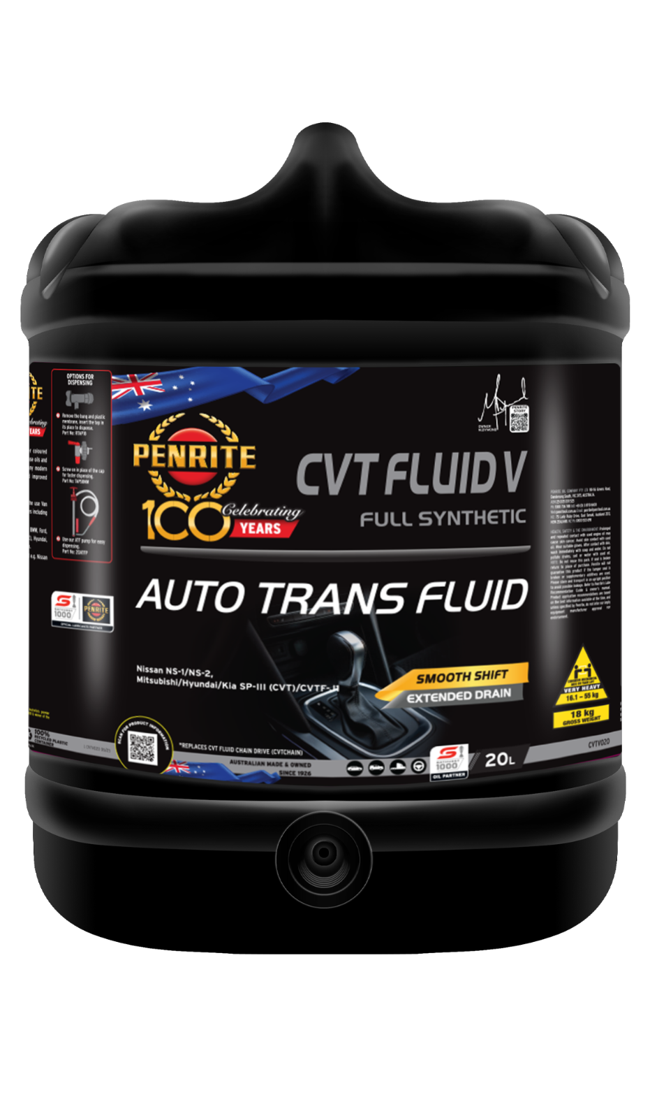 20-Litre Auto Transmission OIL FLUID V FOR Modern types of Continuously Variable