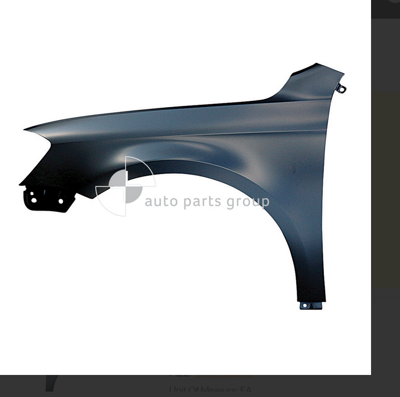 NEW LEFT FRONT GUARD FOR VOLKSWAGEN PASSAT 10/2012-10/2015 ALL WITHOUT ...