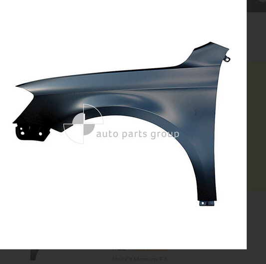 NEW LEFT FRONT GUARD FOR VOLKSWAGEN PASSAT 10/2012-10/2015 ALL WITHOUT BLINKER