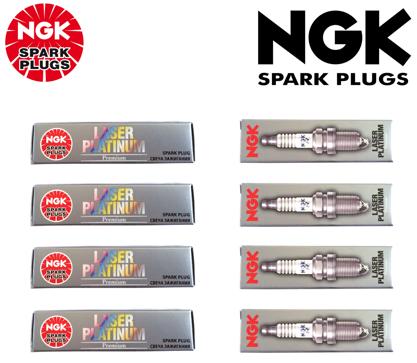8 x GENUINE NGK LASER IRIDIUM SPARK PLUG SET FOR LAND ROVER DISCOVERY 3.9L V8