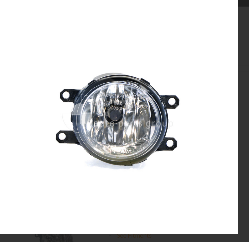 NEW RIGHT FOG LIGHT SPORT LIGHT FOR TOYOTA PRADO KAKADU 8/2009-11/2013