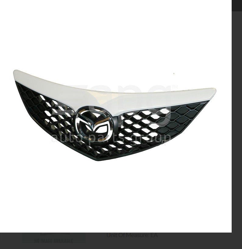 GENUINE FRONT GRILLE FOR MAZDA-3 HATCH 7/2006-2/2009 MAXX NEO