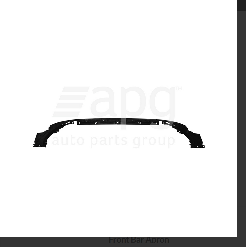 GENUINE FRONT BUMPER BAR MOULD APRON FOR Volkswagen Touareg CR 1/2019-ON TDI WAG