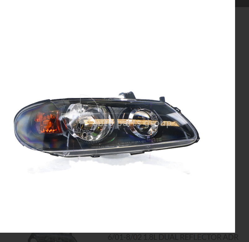 NEW RIGHT HEADLIGHT FOR NISSAN PULSAR N16 HATCH 5 DOOR 9/2002-1/2006 BLACK
