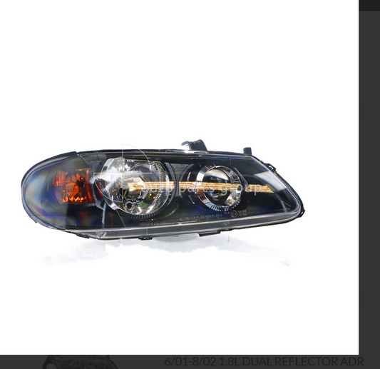 NEW RIGHT HEADLIGHT FOR NISSAN PULSAR N16 HATCH 5 DOOR 9/2002-1/2006 BLACK
