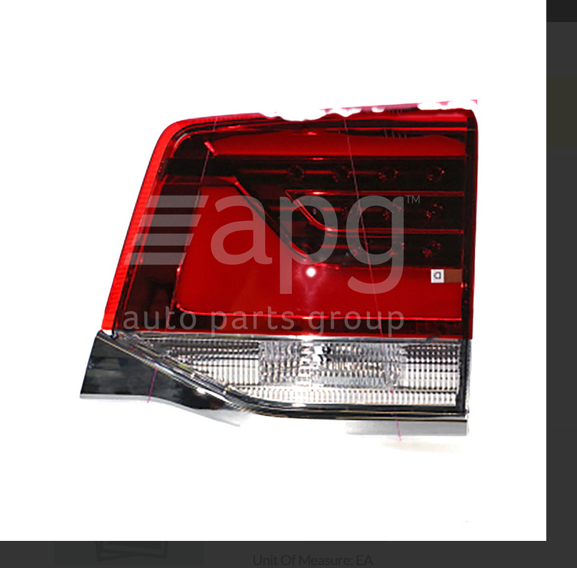 GENUINE RIGHT TAIL GATE LIGHT FOR TOYOTA LANDCRUISER UZJ200 WAGON 9/2015-8/2018