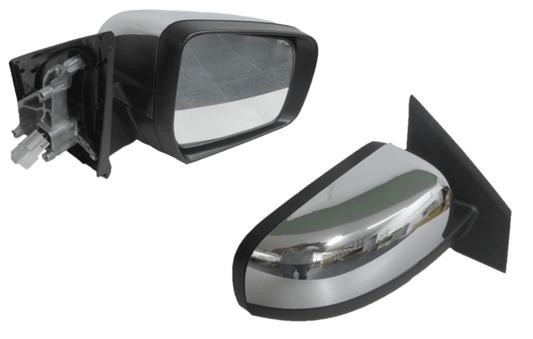 NEW DRIVER SIDE DOOR MIRROR FOR MAZDA BT-50 UP/UR 10/2011-05/2020 CHROME 3-PIN