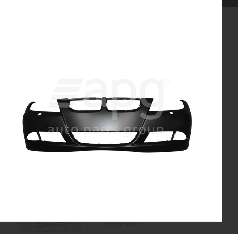 FRONT BAR COVER BUMPER FOR BMW 3 SERIES 3/2007-10/2008 E90