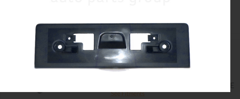 GENUINE NUMBER PLATE HOLDER FOR NISSAN NAVARA NP300 9/2016-ON