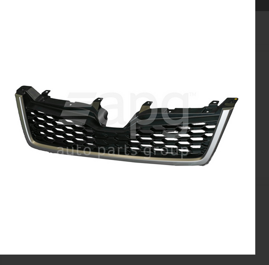 GENUINE FRONT GRILLE FOR SUBARU FORESTER WAGON AWD 12/2012-3/2015 SILVER MOULD