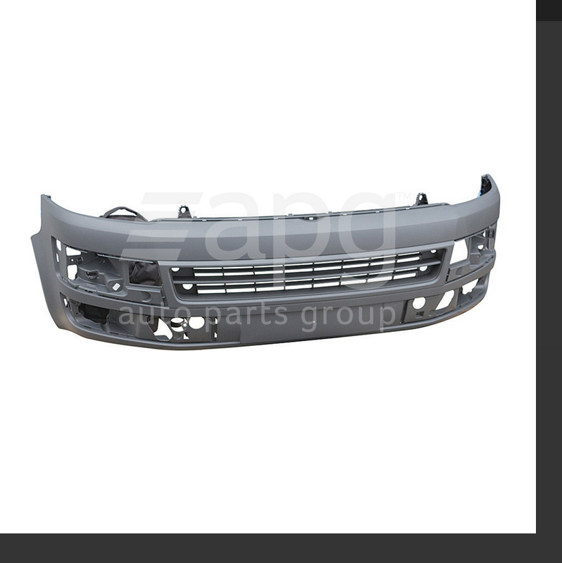 NEW FRONT BUMPER BAR FOR VOLKSWAGEN TRANSPORTER 3/2010-12/2015 WITHOUT WASHER TY