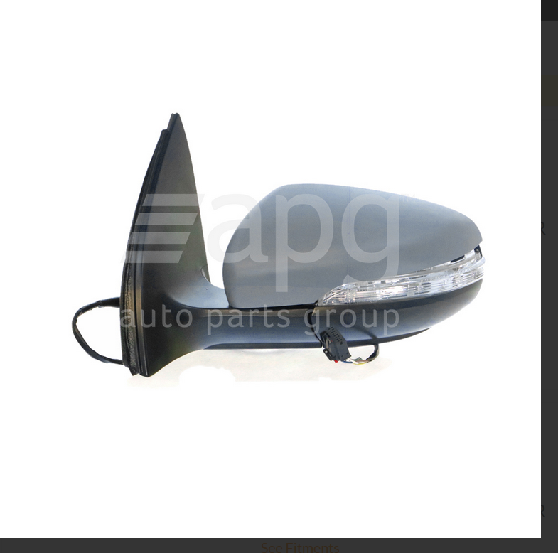 NEW PASSENGER LEFT DOOR MIRROR FOR Volkswagen Golf MK6 2/2009-3/2013 3/5-DOOR