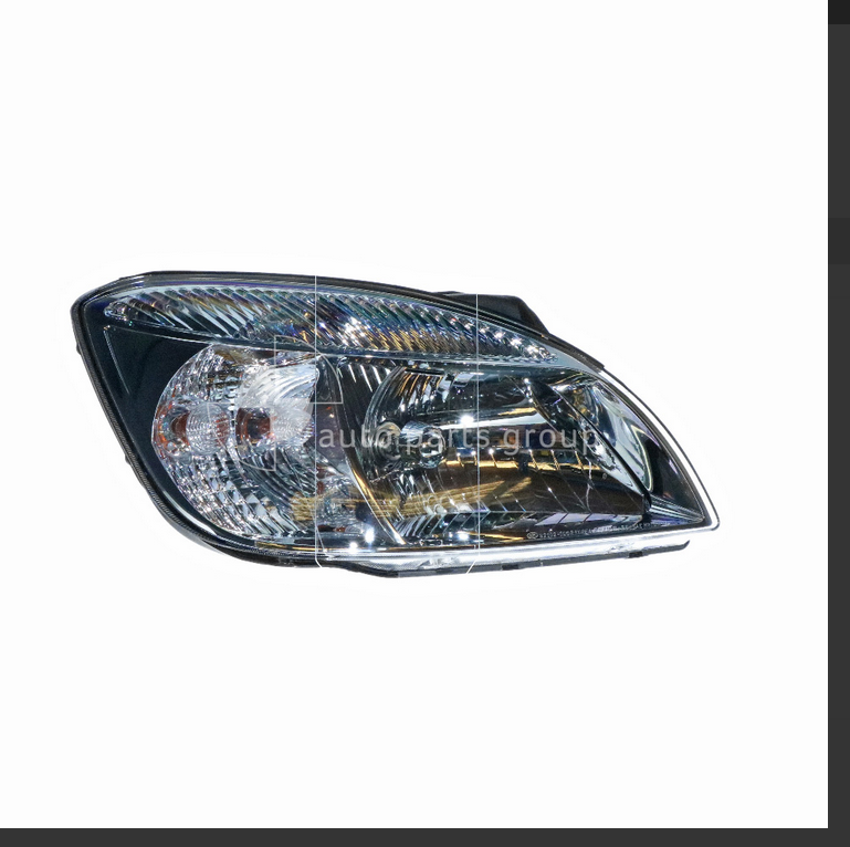 GENUINE RIGHT HEADLIGHT FOR KIA RIO JB 5/05-7/09 4/5-D00R CHROME BEZEL TYPE