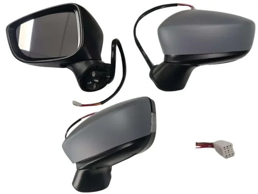 NEW LEFT DOOR MIRROR FOR MAZDA 3 BM HEATED-BLIND SPOT-LIGHT WITHOUT FOLD 7-PIN
