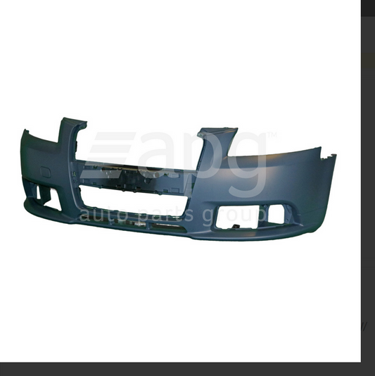 GENUINE FRONT BUMPER BAR FOR AUDI A3 6/04-10/08 3/5DR S-LINE W/O WASHER TYPE