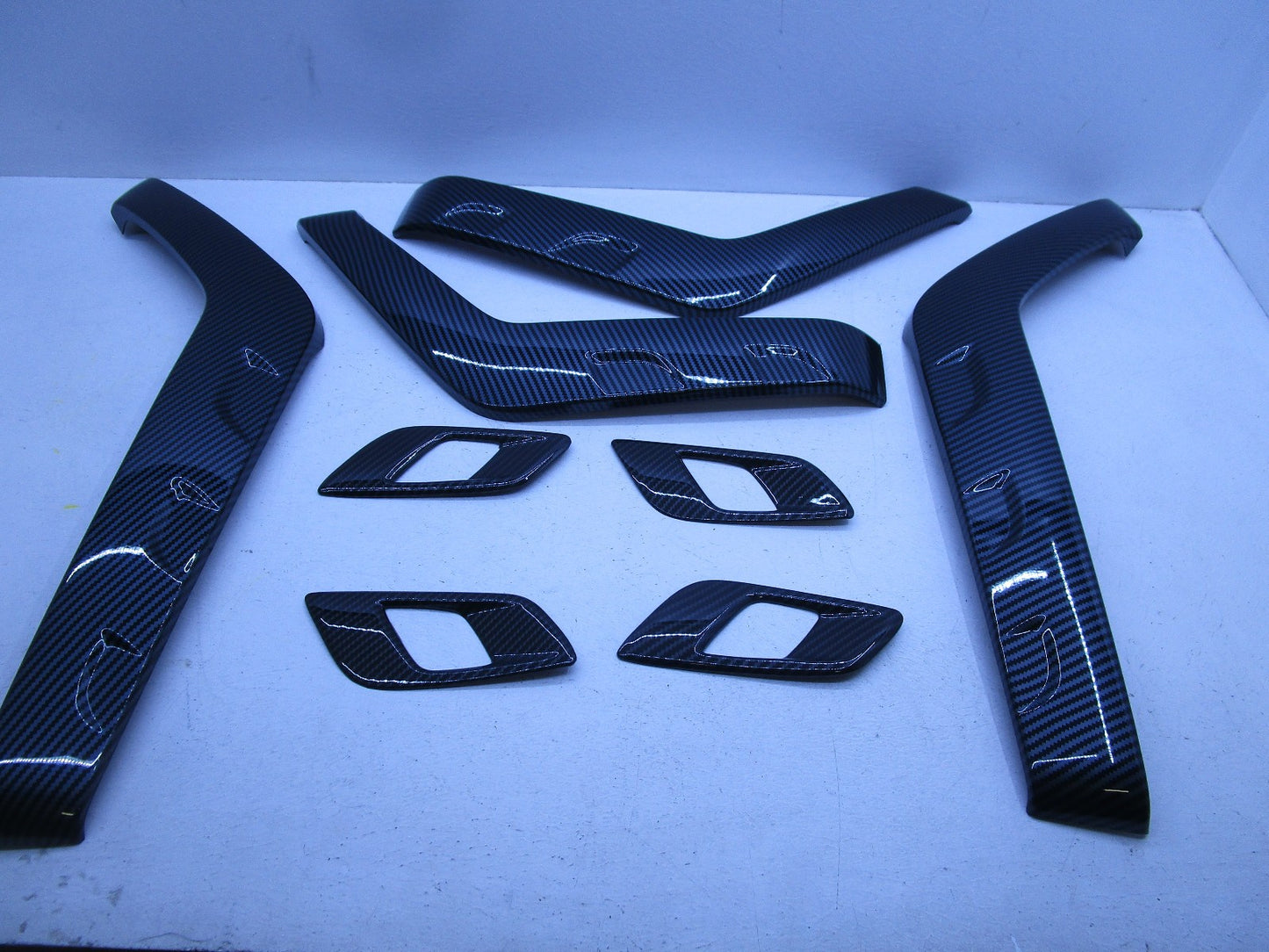 NEW INNER DOOR HANDLE SET CARBON FOR FORD RANGER XLT 2015-2021 FORD Wildtrak
