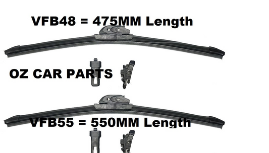 FRONT WIPER SET FOR LDV G10 VAN 2015-ON Windscreen Wiper Blade KIT