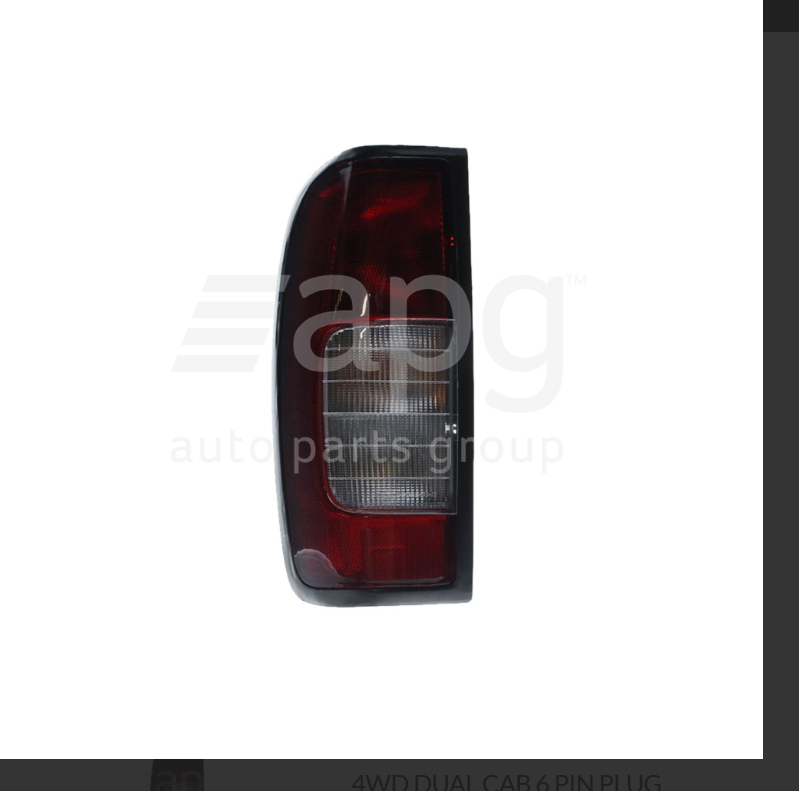 NEW LEFT TAIL LIGHT FOR NISSAN NAVARA D22 4WD DUAL CAB 10/01-1/08 6 PIN PLUG TYP