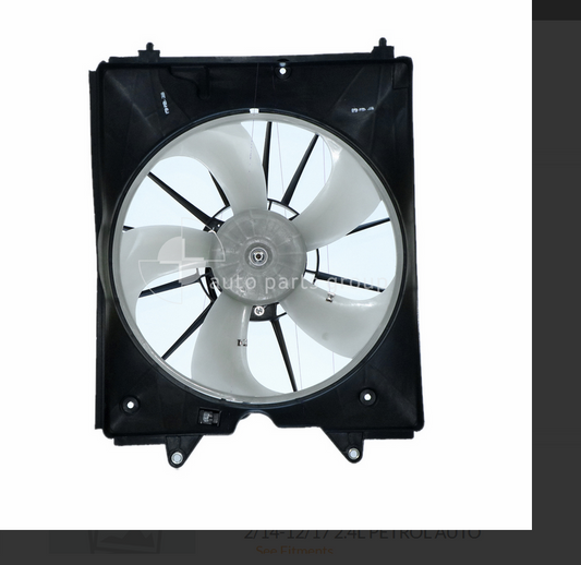 NEW COMPLETE RADIATOR FAN FOR HONDA ODYSSEY 2.4L K24Z2 4/2009-1/2014 RIGHT SIDE