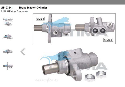 NEW BRAKE MASTER CYLINDER FOR HOLDEN CRUZE JH JG CD CDX 2009-2016