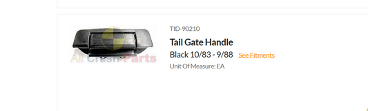 NEW TAIL GATE HANDLE BLACK FOR TOYOTA HILUX RN50 YN5 10/1983-9/1988