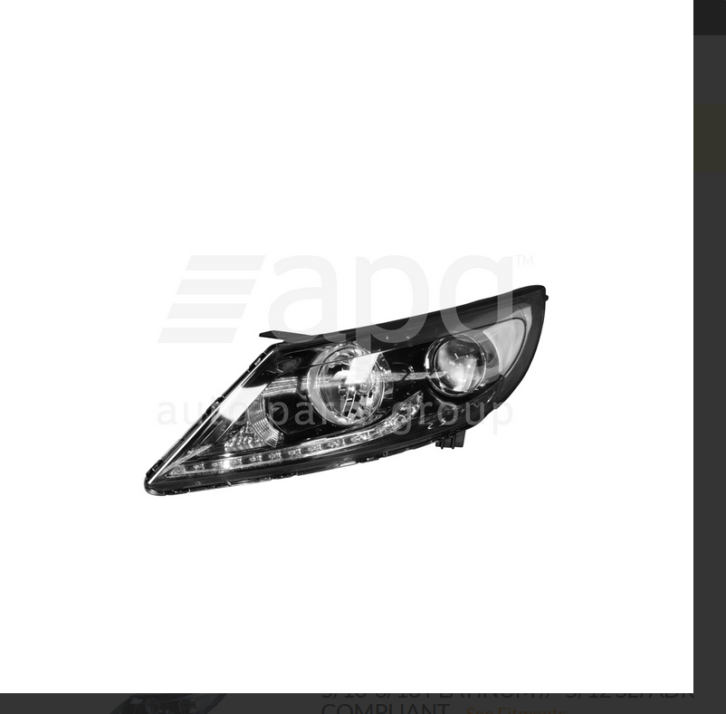 GENUINE LEFT HEADLIGHT FOR KIA SPORTAGE SL 5/2010-3/2013 PLATINUM MODEL